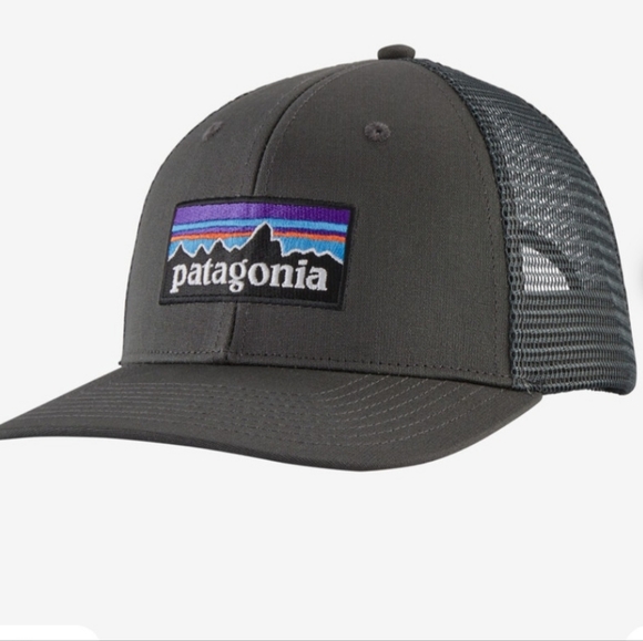 PATAGONIA P-6 Lo Pro Logo Trucker Hat Unisex Made of Recycled Materials NEW NWT - Picture 2 of 7